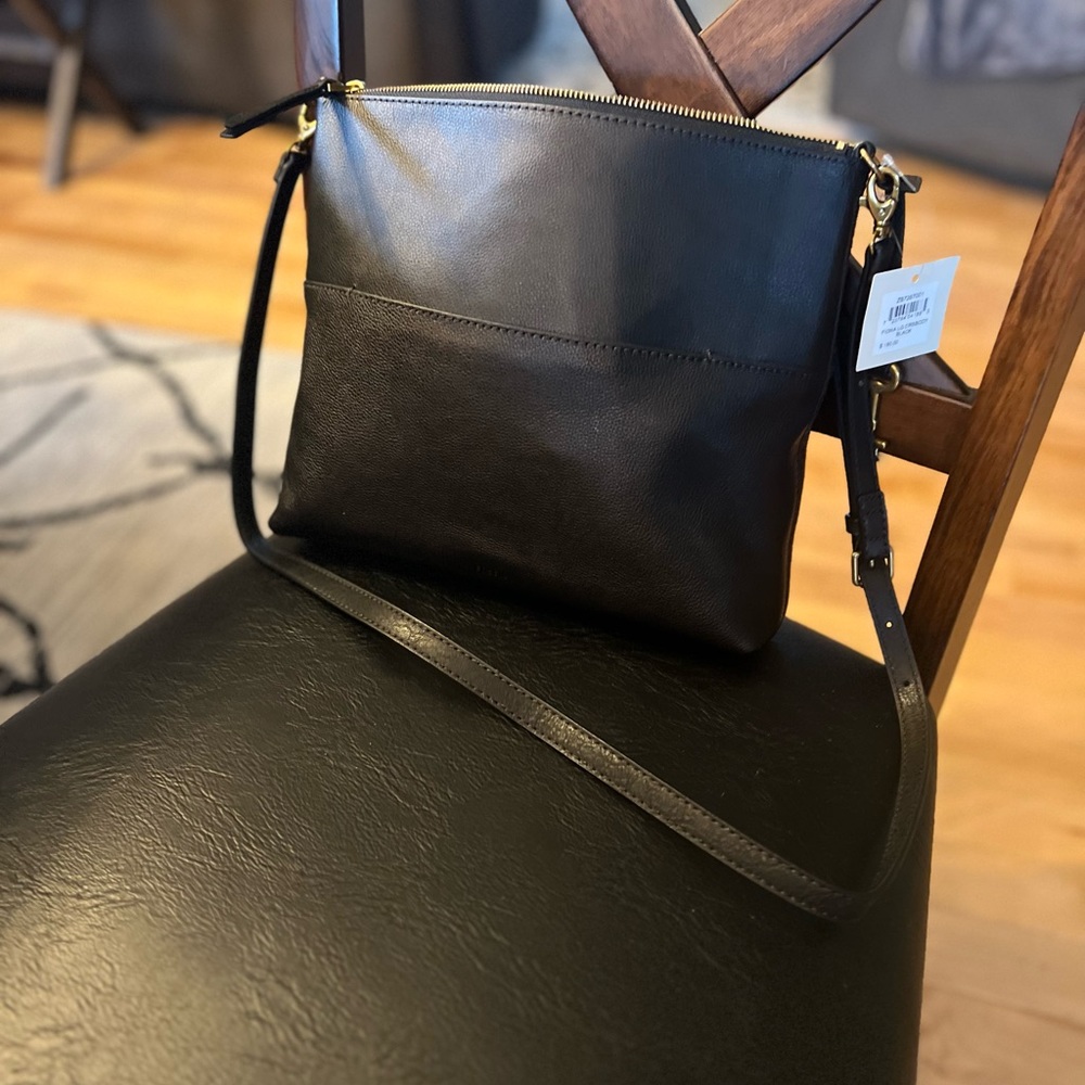 Fossil Fiona Large Crossbody Bag Black